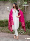 Florina Vol 1 By Vaniska Roman Silk Khatli Kurti With Bottom Dupatta Wholesale Online